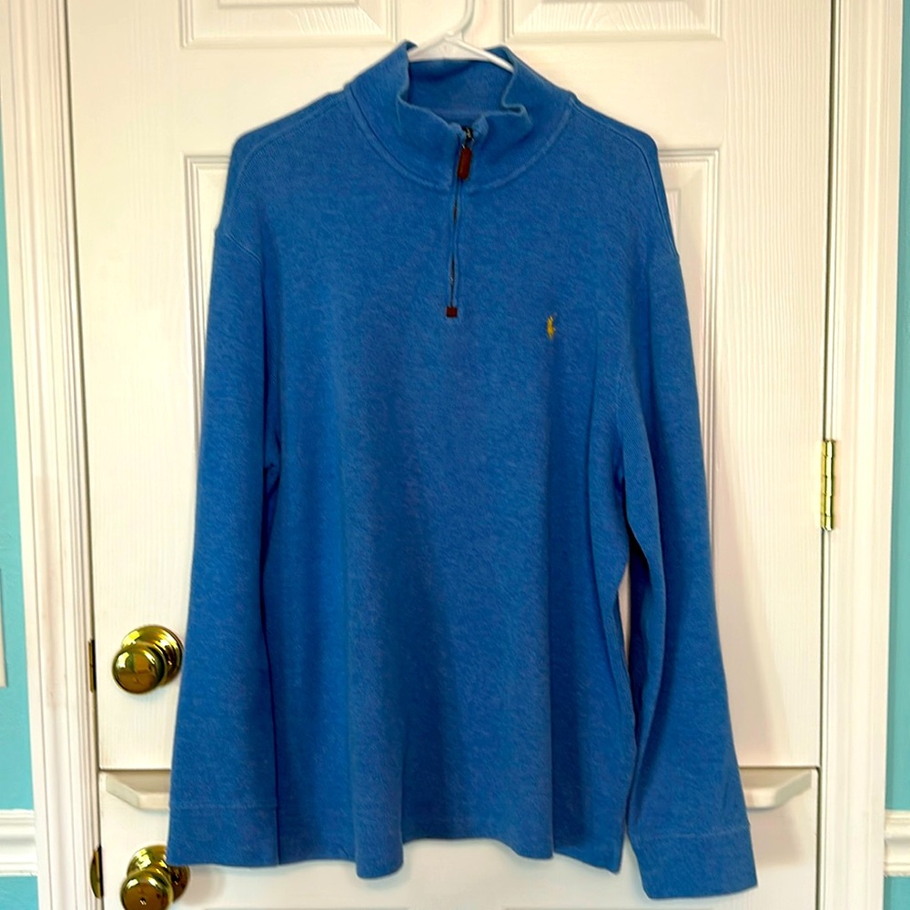 SOLD. Polo Ralph Lauren 3/4 Zip Sweater